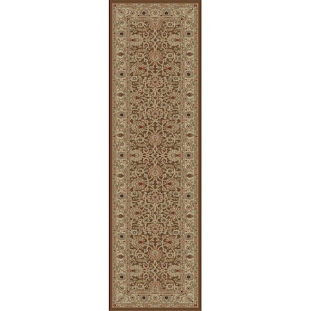 Concord Global 2 ft. 2 in. x 7 ft. 3 in. Ankara Mahal - Brown 65582